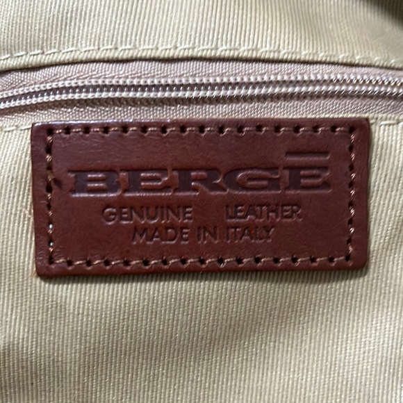 Y2K Vintage Bergē Snakeskin Pattern Leather Purse - Picture 8 of 14